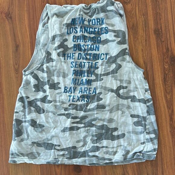Soul Cycle lightweight camo tank top gray T-shirt size xs - Picture 4 of 4